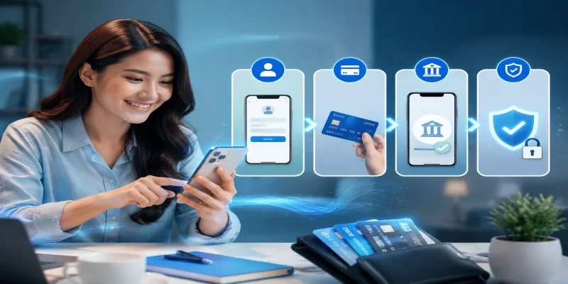 Các bước liên kết thẻ ngân hàng chính chủ trên hệ thống cá cược hi88