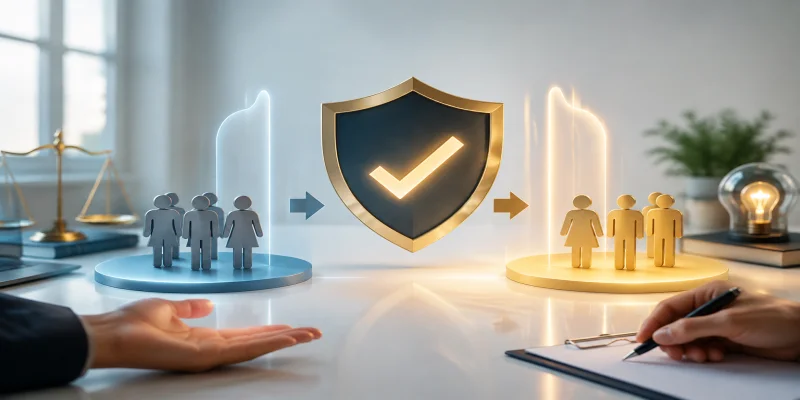 Sơ đồ phân định ranh giới pháp lý và chính sách miễn trừ trách nhiệm hi88 giữa nhà cái và thành viên.
